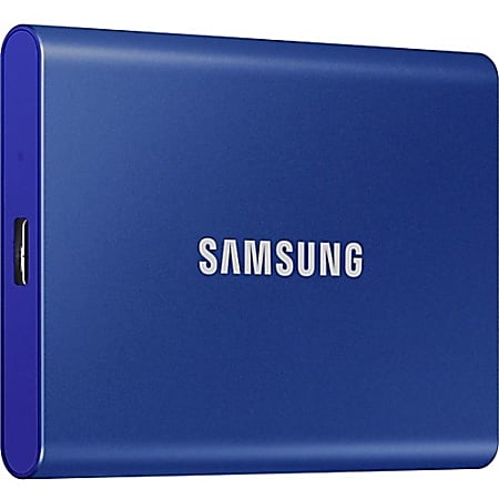 Samsung 500GB Portable External Solid State Drive, MU-PC500H/AM, Blue