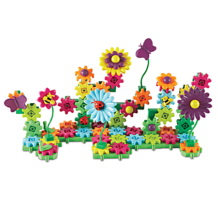 Learning Resources Gears! Gears! Gears!® Build & Bloom Building Set, Assorted Colors, Pre-K To Grade 3