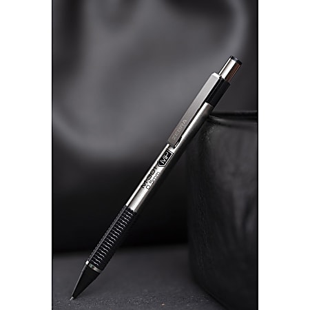 Zebra Pen G-301 Stainless Steel Retractable Gel Pen, 0.7mm, Black Ink, 4-Pack