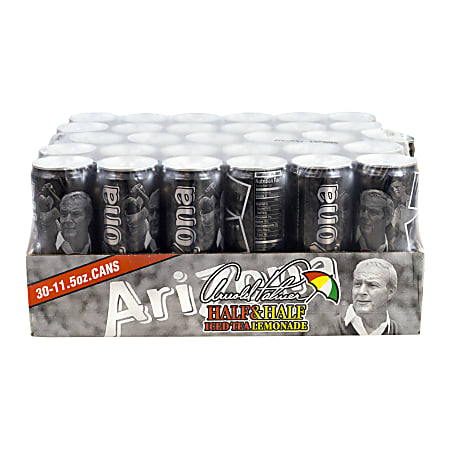 Arizona Arnold Palmer Half & Half, 11.5 Oz, Pack Of 30 Cans