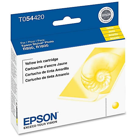 Epson® T0544 UltraChrome™ Yellow Ink Cartridge, T054420
