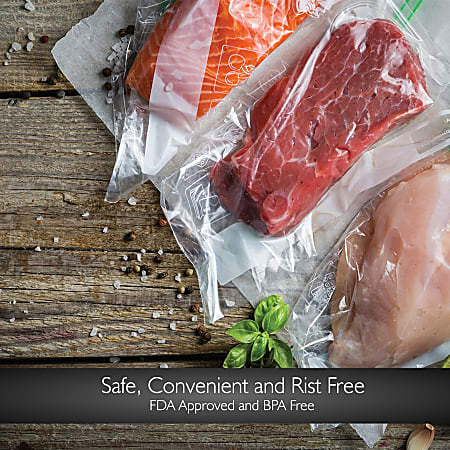 NutriChef 8 Width 50 Length Vacuum Sealer Bags