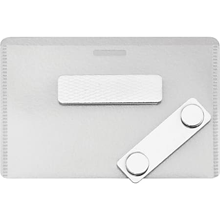 Advantus DIY Magnetic Name Badge Kit - Horizontal - 3.8 Advantus DIY Magnetic Name Badge Kit - Horizontal - 3.8