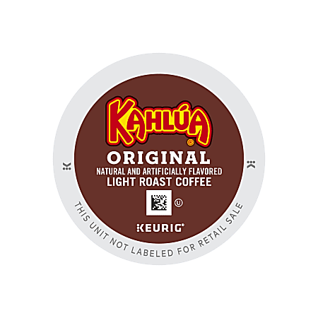 Kahlua Single Serve Coffee K Cup Original Carton Of 18 Office Depot