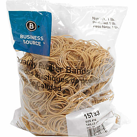 Business Source Quality Rubber Bands - Size: #16 - 2.5 Business Source Quality Rubber Bands - Size: #16 - 2.5