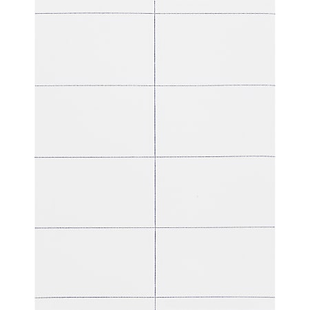 Advantus Adhesive Name Badges, AVT97059, 2 21/64"H x 3 3/8"W, Rectangle, Laser/Inkjet, White, Box Of 200
