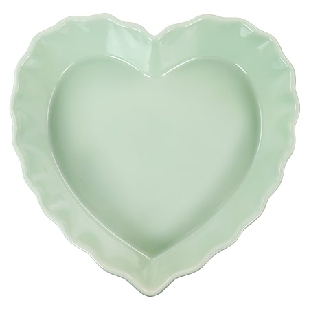 Martha Stewart Heart-Shaped Cake Pan, 11”, Mint