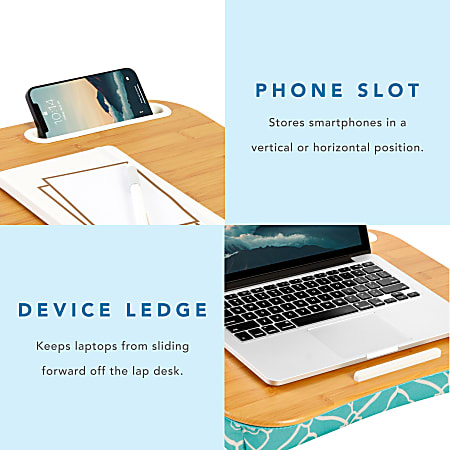 Lap desk with charger deals