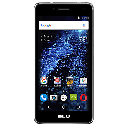 BLU Studio Selfie 2 S250Q Cell Phone, Gray, PBN201065