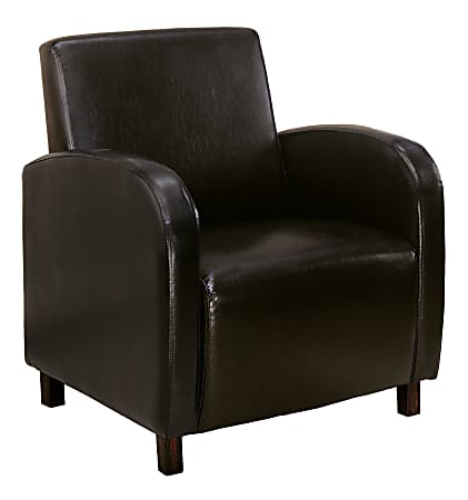 Monarch Specialties Maya Accent Chair, Dark Brown