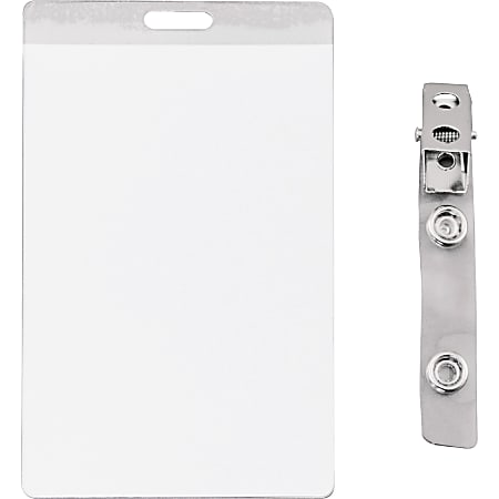 Advantus Strap Clip Self-laminating Badge Holders - Support 2.25 Advantus Strap Clip Self-laminating Badge Holders - Support 2.25