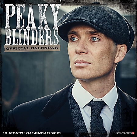 Willow Creek Press Characters Monthly Wall Calendar, 12" x 12", Peaky Blinders, January To December 2021