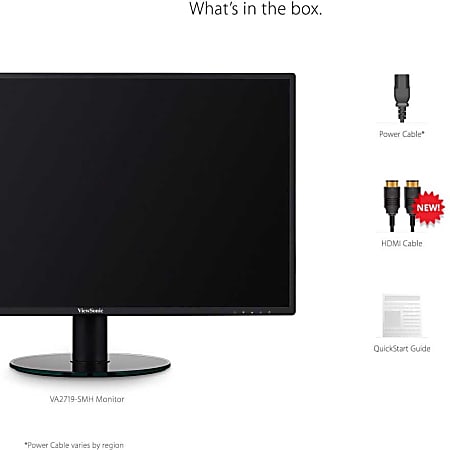 ViewSonic 27 Full HD LEDLCD Monitor VA2719 SMH - ODP