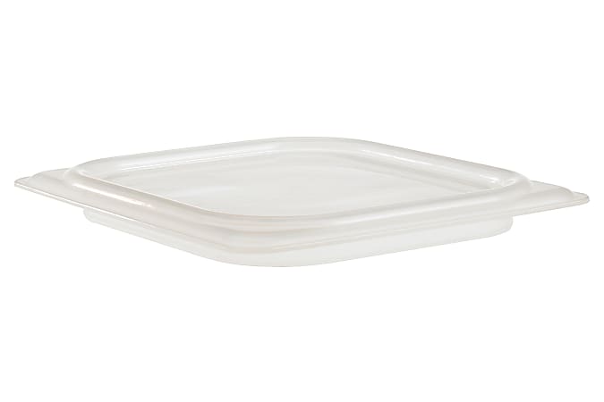 Cambro Translucent GN 1/6 Seal Covers For Food Pans, 3/4"H x 6-7/8"W x 6-5/16"D, Pack Of 6 Covers