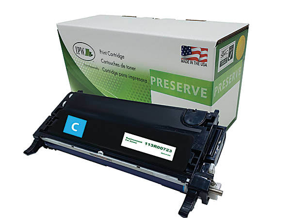 IPW Preserve Remanufactured Cyan High Yield Toner Cartridge Replacement For Xerox® 113R00723, 113R00723-R-O