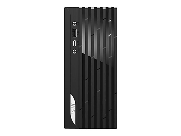 MSI PRO DP20ZA 5M-061US Desktop Computer - AMD Ryzen 3 5300G (4 Core) 4 GHz - 8 GB RAM - 250 GB M.2 PCI Express NVMe SSD - Black - AMD B300 Chip - Windows 10 Pro - AMD Radeon Vega 6 Graphics20 W