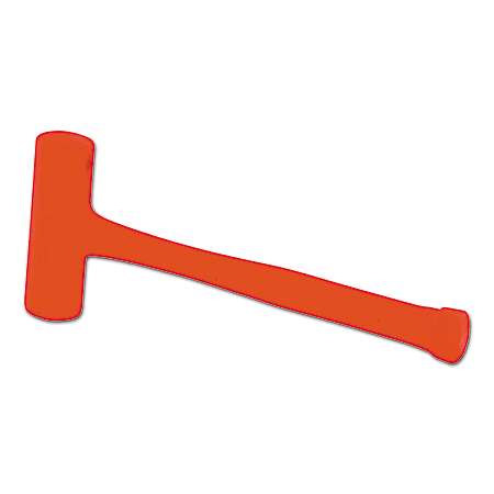 Black+Decker Compo Cast Slimline Head Soft Face Hammers, 21 oz Head, 1 3/4 in Dia., Orange