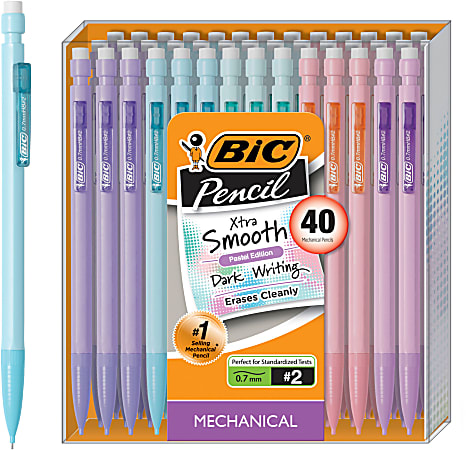 BIC Xtra-Smooth Mechanical Pencils, Medium Point (0.7mm), Assorted
