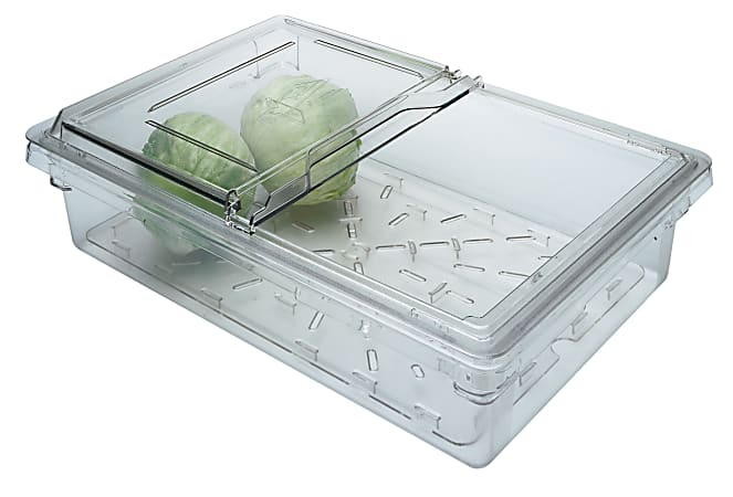 Cambro Food Storage Box and Colander w/ Flat Lid - 26 x 18 x 9