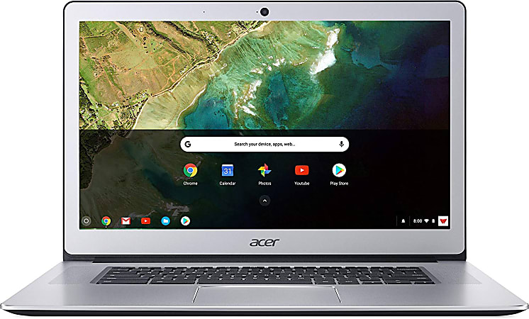 Acer® Refurbished Chromebook, 15.6" Screen, Intel® Pentium®, 4GB Memory, 32GB Flash Storage, Google™ Chrome OS, NX.GPTAA.002