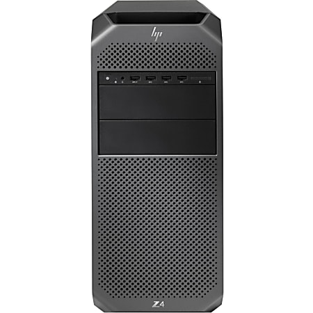 HP Z4 G4 Workstation - 1 x Intel Xeon Quad-core 4 Core W-2102 2.90 GHz - 8 GB DDR4 SDRAM RAM - 1 TB HDD - Mini-tower - Black - Windows 10 Pro 64-bit - Blu-ray Writer - Serial ATA/600 Controller - 0, 1, 10 RAID Levels