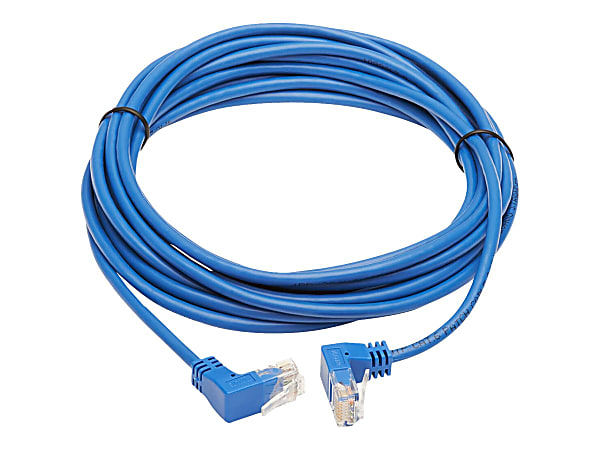 Tripp Lite N204-S20-BL-UD Cat.6 UTP Patch Network Cable - First End: 1 x RJ-45 Male Network - Second End: 1 x RJ-45 Male Network - 1 Gbit/s - Patch Cable - Gold Plated Contact - 28 AWG - Blue