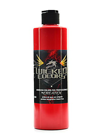 Createx Wicked Colors Airbrush Paint, 16 Oz, Red