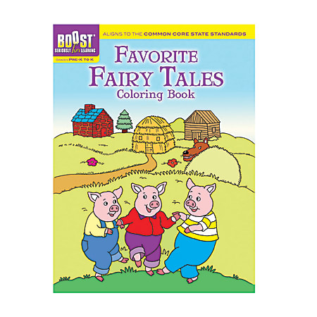 Dover Publications Boost™ Coloring Book, Favorite Fairy Tales, Grades Pre-K - K