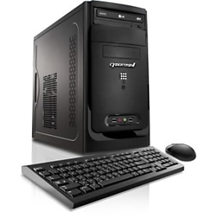 CybertronPC Onyx DT2294B Desktop Computer - AMD A-Series A10-5800K 3.80 GHz - 8 GB DDR3 SDRAM - 1 TB HDD - Windows 8.1 64-bit - Black