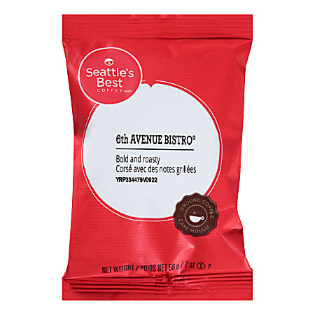 Seattle&#x27;s Best Coffee® Single-Serve Coffee Packets, Level 4,