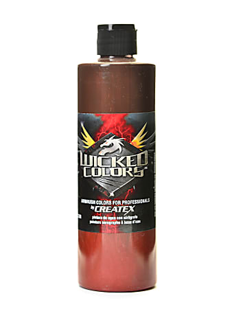 Createx Wicked Colors Airbrush Paint, 16 Oz, Brown