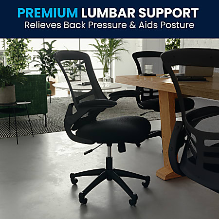 Task chair flip up 2024 arms