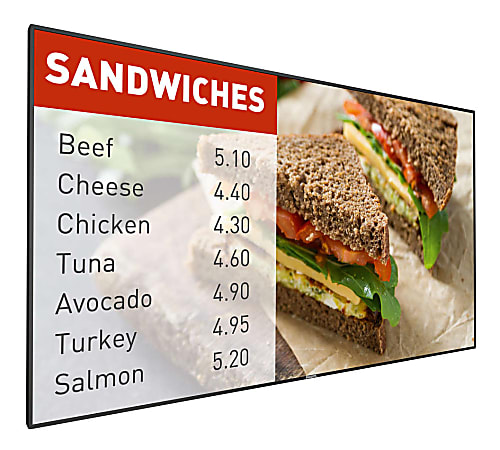 Philips P-Line Full HD Commercial Signage Display, 42", VESA Mount, 42BDL5055P