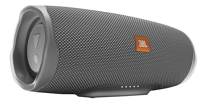 JBL Charge 4 Portable Bluetooth® Speaker, Gray, JBLCHARGE4GRYAM