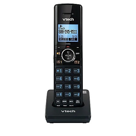 VTech 2-Line Accessory Handset, Black, VT-DS6250