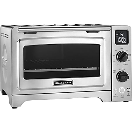KitchenAid 12" Convection Countertop Oven - Toast, Roast, Bake, Broil, Bagel, Keep Warm, Reheat - Stainless Steel