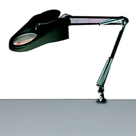 Office Depot® Brand Optex Magnifier Task Lamp, Black