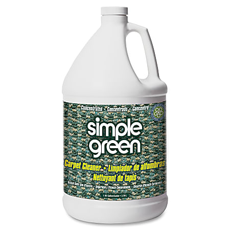 Simple Green Concentrated Carpet Cleaner - Concentrate Liquid - 128 fl oz (4 quart) - 6 / Carton - White
