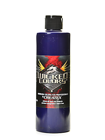 Createx Wicked Colors Airbrush Paint, Detail, 16 Oz, Cobalt Blue