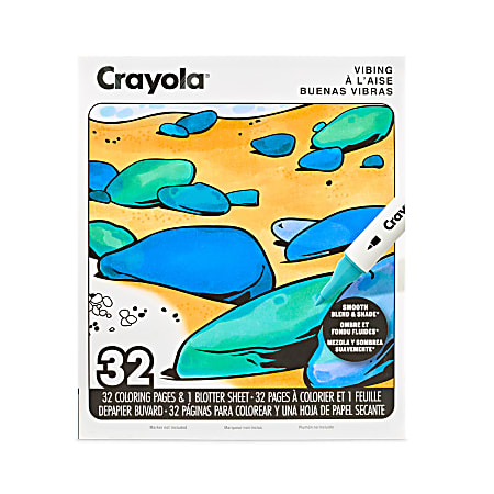 Crayola 32 pg. Adult Coloring Book, Vibing