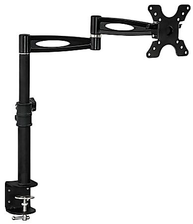 Mount-It! MI-705 Monitor Desk Mount For Up To 30" Monitors, 15"H x 10"W x 3"D, Black