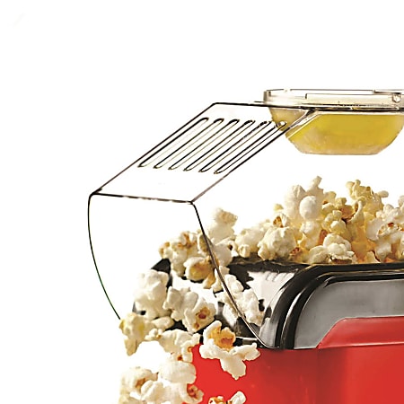 Brentwood PC-486R 8-Cup Hot Air Popcorn Maker, Red - Brentwood