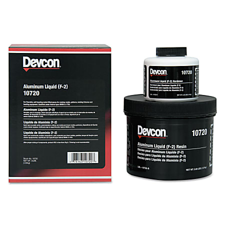 Devcon® F-2 Aluminum Liquid Epoxy, 3 Lb