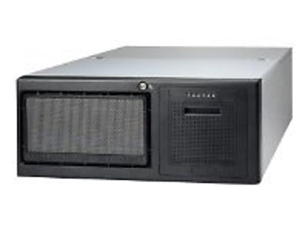 Tyan B7025F48W4H Barebone System - 4U Rack-mountable - Intel 5520 Chipset - Socket B LGA-1366 - 2 x Processor Support - 64 GB DDR3 SDRAM DDR3-1333/PC3-10600 Maximum RAM Support - Serial Attached SCSI (SAS) - ASPEED AST2050 Integrated - 7 x Total Bays