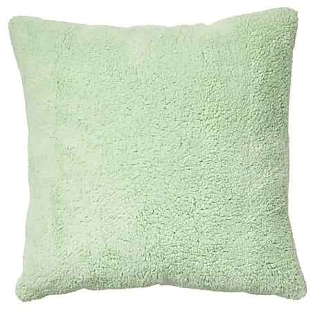 Dormify Ryan Sherpa Euro Pillow, Sage Green