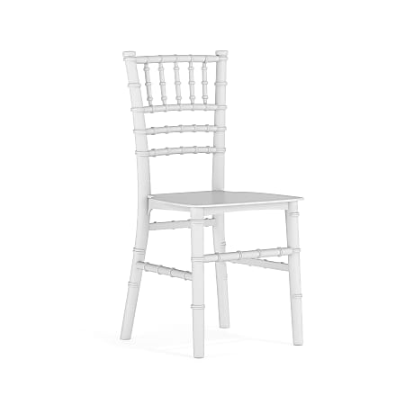 Flash Furniture Kid's Chiavari Chair, White