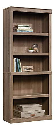Realspace® 72"H 5-Shelf Bookcase, Spring Oak