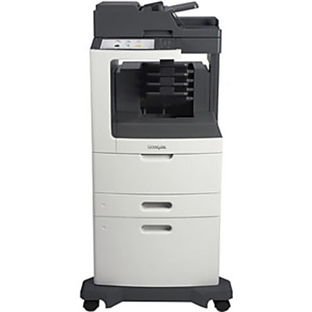 Lexmark MX810DXME Monochrome Laser All-In-One Printer, Copier, Scanner, Fax