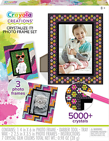 Fashion Angels Crayola Creations Crystalize It! Photo Frame Set