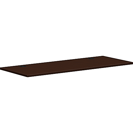 HON® Mod Worksurface, 24" x 60", Mahogany